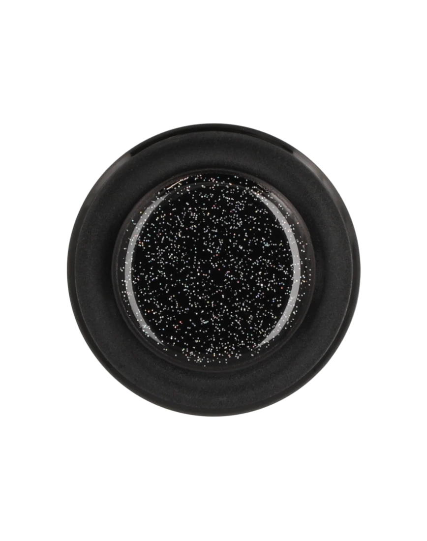 black crystal glitter popgrip